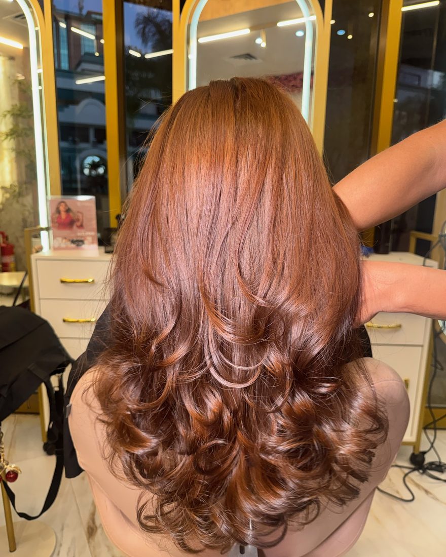 Resultado de aplicação de mega hair na Svena Beauty